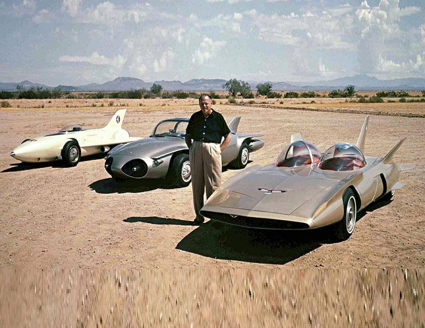 Ракеты на колесах – впечатляющие примеры автодизайна 