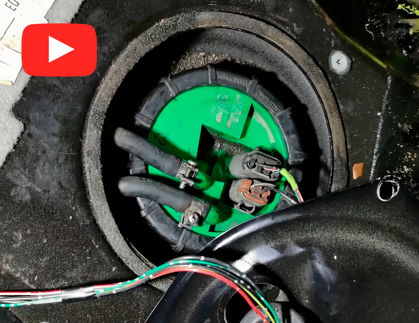 Пошаговая замена  бензонасоса на Nissan Primera P10