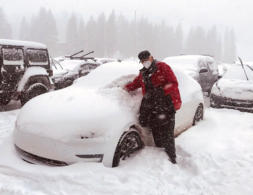 Что делать, если электромобиль отключился на морозе