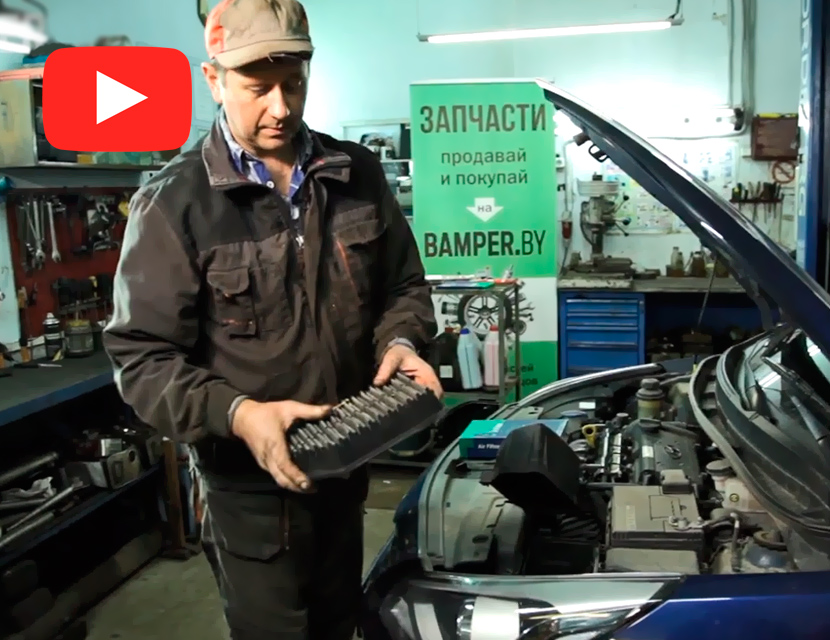 Замена воздушного и салонного фильтра на Hyundai Solaris