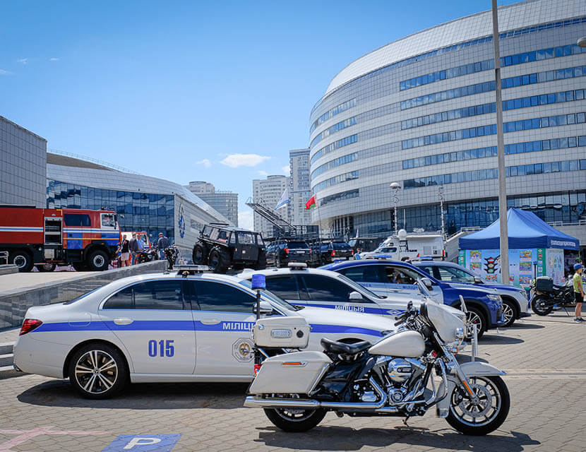 Милиция, погоня, частное авто