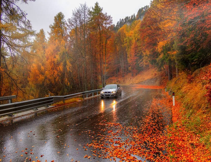 Скользкая дорога: если водитель не справился с управлением