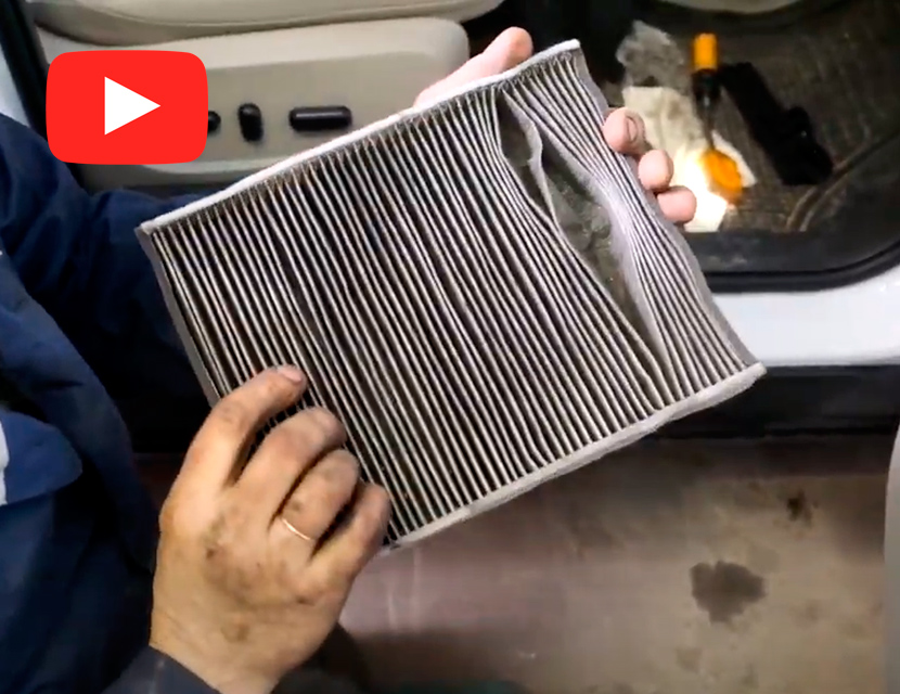 Меняем салонный фильтр на Ford Escape