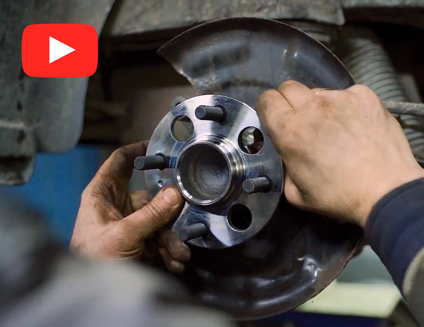 Замена задней ступицы в Hyundai Solaris