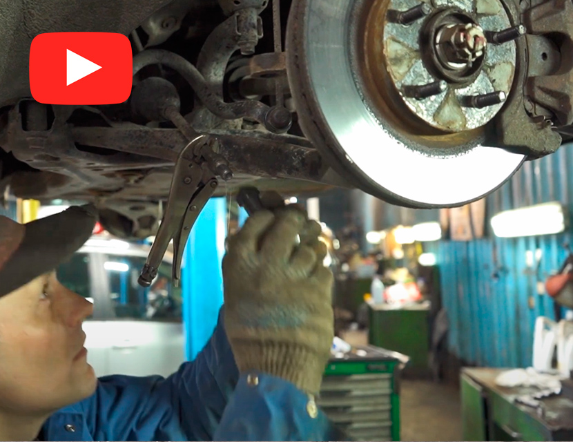 Замена рулевого наконечника своими руками