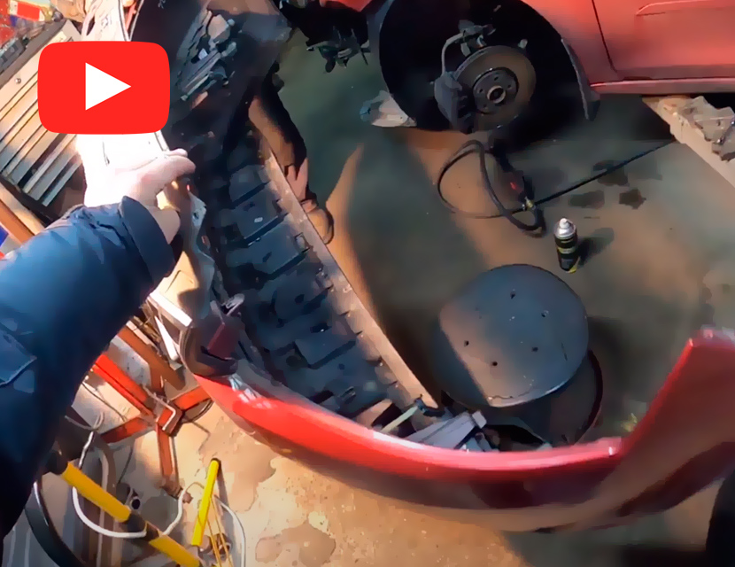 Как снять передний бампер Skoda Rapid