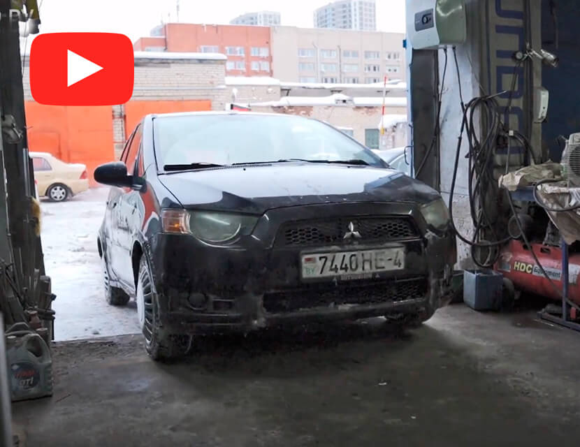 Замена антифриза в Mitsubishi Colt