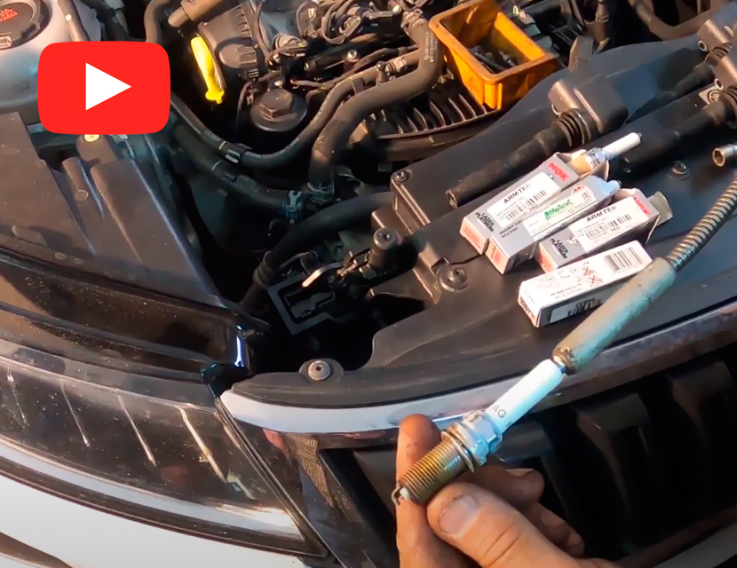 Замена свечей зажигания на Skoda Kodiaq 2.0 TSI