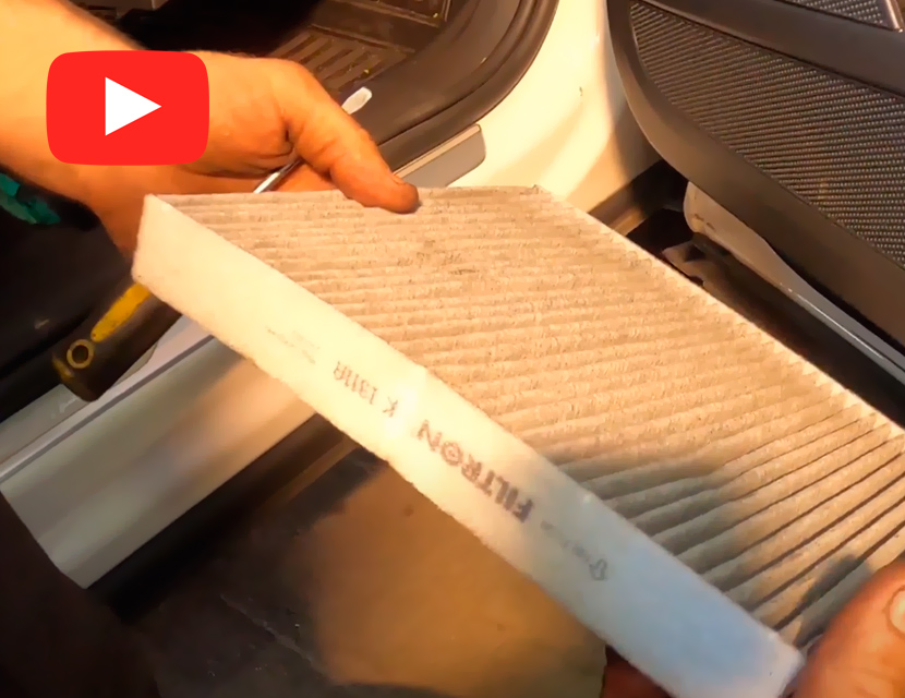 Замена воздушного и салонного фильтра Skoda Kodiaq