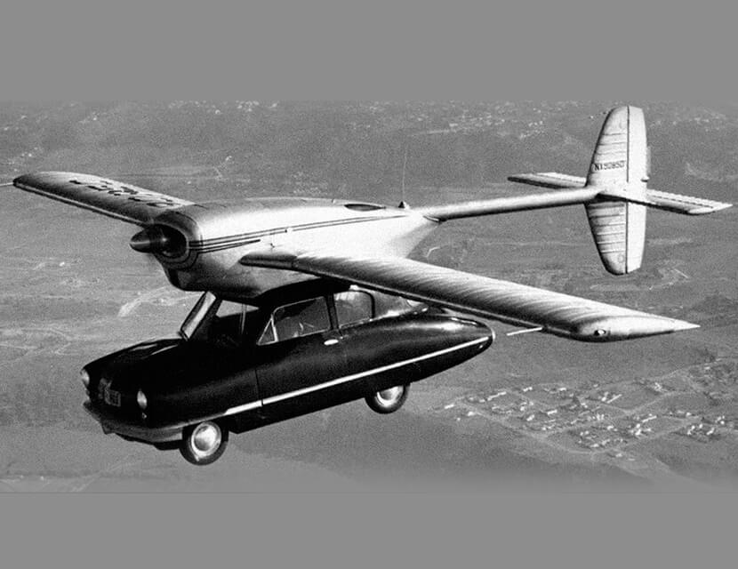 Странные авто: гибрид автомобиля и самолета ConvAirCar