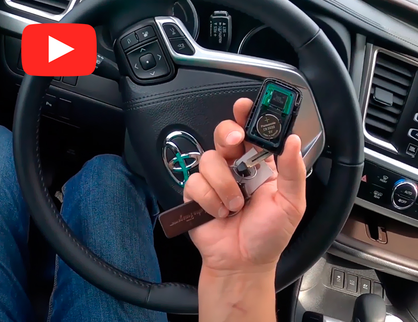 Замена батарейки в ключе автомобиля