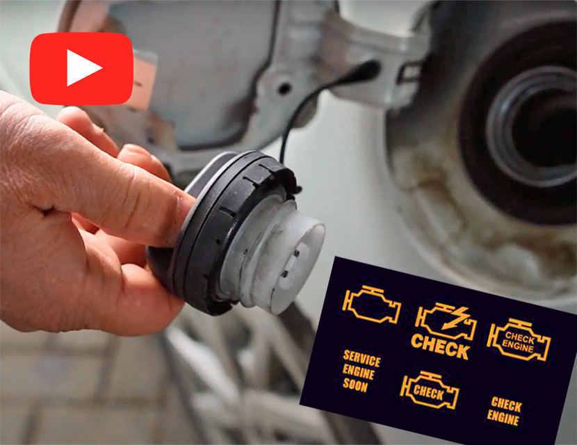 Загорается значок Check Engine