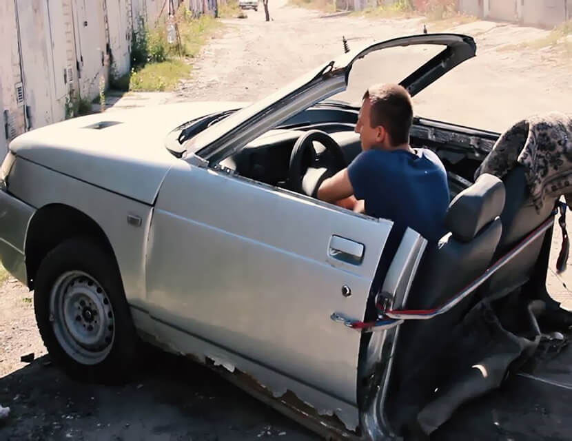 На две части? Как разделить автомобиль, если он не делится