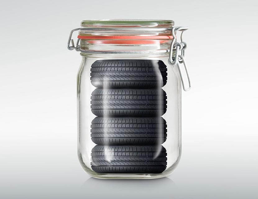 Храним шины правильно