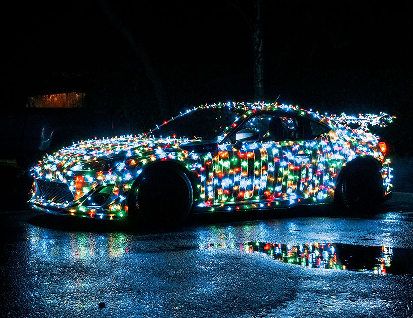 Новогоднее украшение авто: что можно, а что нельзя