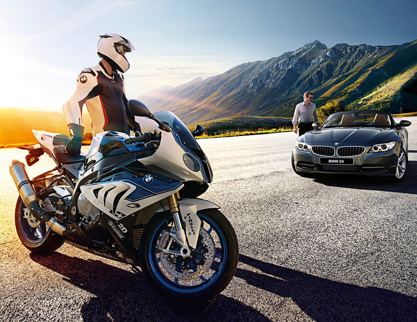 Автомобиль против мотоцикла: правила хорошего тона